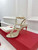 Valentino 3W2S0A27JXH Rockstud Metallic Calfskin Leather Ankle Strap Sandal 80 MM V98824