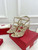 Valentino 3W2S0A27JXH Rockstud Metallic Calfskin Leather Ankle Strap Sandal 80 MM V98824