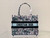 Dior Book Tote M1296 Medium Latte Multicolor Dior Jardin d'Hiver Embroidery M0085