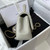 Chanel Mini flap Lambskin bag with top handle AS2431 Light Green Gold