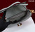 Dior M0456 Mini Saddle Bag With Strap Gray Grained Calfskin