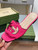 Gucci 694451 Women's Interlocking G cut-out slide sandal G66761