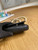 Chanel A81181 22 Spring/Summer Pearl chain belt bag Black