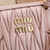 MiuMiu 5BB124 Matelassé Nappa Leather Top-handle Bag Pink