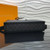 LV M44952 Louis Vuitton Soft Trunk Briefcase Monogram Black - luxibagsmall