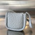 Bottega Veneta BV 762711 Mini Cobble Shoulder Bag Grey