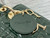 Dior M0565 Medium Lady Dior Patent Cannage Calfskin Bag Dark Green