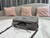 Dior S5140 Caro Box Bag Gray Quilted Macrocannage Calfskin