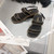 Chanel Women's Sandals Chanel Slippers Lambskin C90138