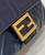 Fendi 8BR600 Baguette Medium Black leather 0135M bag
