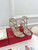 Valentino 3W2S0A27JXH Rockstud Metallic Calfskin Leather Ankle Strap Sandal 80 MM V98823