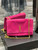 YSL 553804 Saint Laurent Reversible Medium Kate in Suede Rose Red