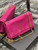 YSL 553804 Saint Laurent Reversible Medium Kate in Suede Rose Red