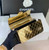 Chanel A8802 EVENING BAG Lambskin Gold Metal Gold
