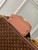 LV M21045 Louis Vuitton Capucines Mini Handbag Trianon Pink / Greige