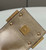 Fendi 8BS065 Fendi Cookie Pink leather mini Croissant bag 8556