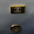 Chanel AS2431 Mini flap Lambskin bag with top handle Light gold Dark Gray