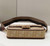 Fendi 8BR600 Baguette Medium Apricot bag with FF embroidery