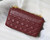 Dior M9243 Large Caro Bag Calfskin Red