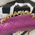 Chanel AP3504 Woc Wallet On Chain lambskin Imitation Pearls Strass & Gold Purple