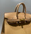Hermes Birkin Tote Bag Togo Leather With High Gloss Nile Crocodile Emerald H28816
