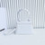 Jacquemus 222553 White 'Le Chiquito Moyen' Bag