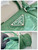 Prada 1BA389 Antique Nappa Leather Handbag Green