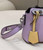 Fendi 8BL145 By The Way Mini Purple leather small Boston bag