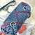 Chanel AS3187 22A Beach Denim mini saddle bag Denim blue
