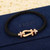 Fred FORCE 10 BRACELET Large model 18K yellow gold diamond paved F230018