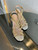 Gucci 739098 Women's crystal Interlocking G sandal G56300