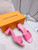LV 1AB2OR Louis Vuitton Women's Shake Mules heel 5.5cm L68265