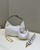 Fendi 8BR798 Fendigraphy Small White leather bag 80056M White