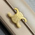 Celine 197992 Chain Shoulder Bag Claude In Triomphe Canvas Nude