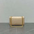 Celine 197992 Chain Shoulder Bag Claude In Triomphe Canvas Nude