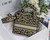 Dior M0565 Medium Lady D-Lite Bag Beige and Black Mizza Embroidery