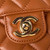 Chanel AS4141 Camellia Embossed With top Handle Bag Caramel