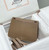 Hermes halzan 25 clemence stamp B Silver H98803