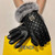 Fendi Women's Gloves Marmont Chevron Leather Gloves F88603
