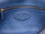 Fendi 8BR600 Baguette Navy blue Selleria bag with Oversized Topstitching 8610