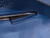 Fendi 8BR600 Baguette Navy blue Selleria bag with Oversized Topstitching 8610