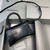 Balenciaga 592833 Hourglass XS Top Handle Leather Bag Black Silver