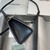 Balenciaga 592833 Hourglass XS Top Handle Leather Bag Black Silver
