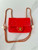 Chanel AS4868 Mini Flap Bag Pearly Lambskin Imitation Pearls & Gold-Tone Metal Red