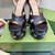 Gucci 719843 Women's Lnterlocking G Studs Sandal G56231