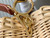 LV M22173 Louis Vuitton Capucines BB Handbag Straw Leather Beige Tan