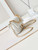 Chanel AS4385 Mini Flap Bag Pearly Lambskin Imitation Pearls & Gold-Tone Metal White