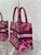 Dior M1265 Small Book Tote Toile de Jouy Sauvage Embroidery M9601