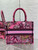 Dior M1265 Small Book Tote Toile de Jouy Sauvage Embroidery M9601