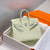 Hermes Birkin Designer Tote Bag Togo Leather 28565 bubble green